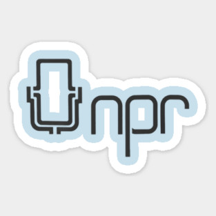 NPR Graphic Sticker