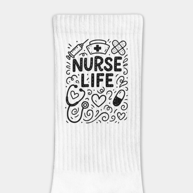 Nurse Life Medical Appreciation Design - Light by Designed By Marty