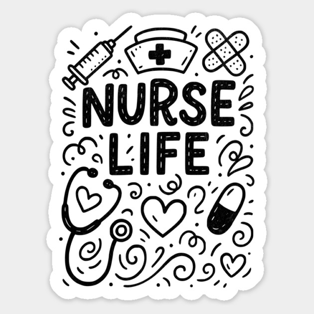 Nurse Life Medical Appreciation Design - Light Magnet by Designed By Marty