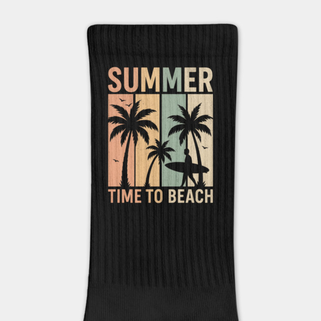 Summer Time to Beach Surf Design by Designed By Marty