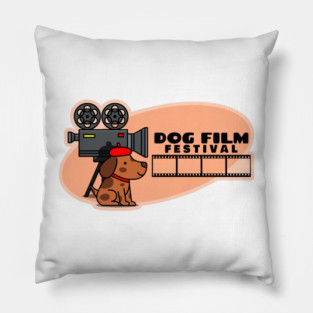 Dog Film Festival Pillow