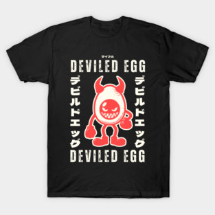 Deviled Egg – Funny Monster Egg Vintage Halloween Tee T-Shirt