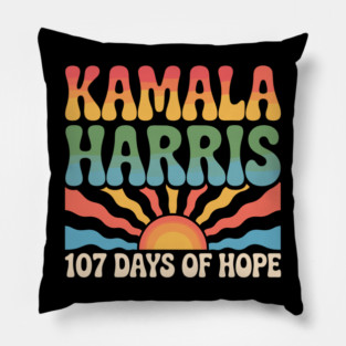 Vintage 07 Days Kamala Harris Pillow