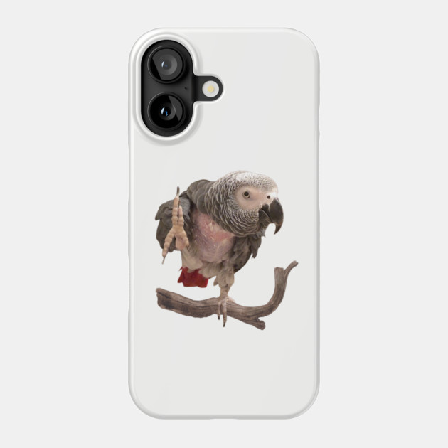 Einstein Parrot Waving Phone Case by Einstein Parrot