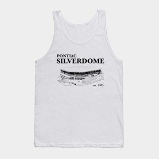 Pontiac Silverdome - Detroit Michigan Defunct Football Stadium Former Arena Abandoned Site Tank Top