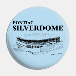 Pontiac Silverdome - Detroit Michigan Defunct Football Stadium Former Arena Abandoned Site Pin