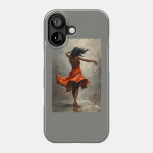 DANCER LATIN WOMAN OIL PAINTING STYLE Phone Case
