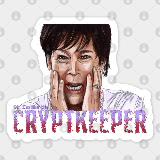 Freaky Friday: The Cryptkeeper Sticker by 51Deesigns