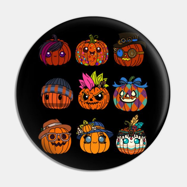 Cute Jack-o-'lantern Fashion Pin by H. R. Sinclair