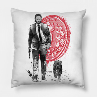 Lone Hitman and Cub Pillow