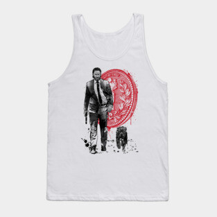 Lone Hitman and Cub Tank Top