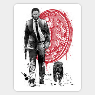 Lone Hitman and Cub Sticker