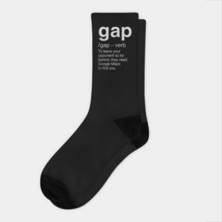Gap Funny Drag Racing Definition Car Racing Street Racing Humor Socks