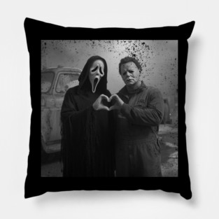 Scream Ghostface Michael Myers Heart Hands M4812 Pillow