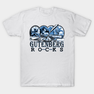 The Ultimate Book Nerd Tee - Gutenberg Rocks T-Shirt