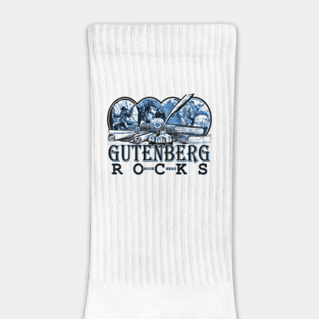 The Ultimate Book Nerd Tee - Gutenberg Rocks by Joaddo