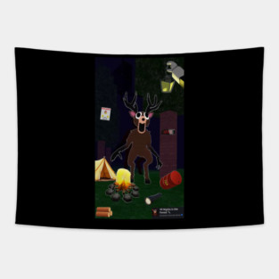 99 nights in the forest roblox Tapestry