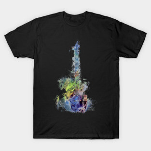 blue guitar Guitar T-Shirt