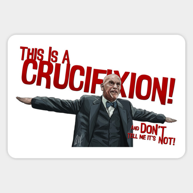 Burn After Reading: The Crucifixion of Osbourne Cox Magnet by 51Deesigns