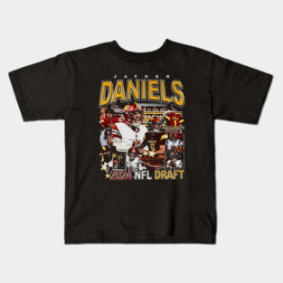 Jayden Daniels Vintage Bootleg Kids T-Shirt