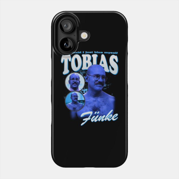 Tobias Fünke Bootleg // Vintage Collage Fan Art // I Just Blue Myself // Halftoned Phone Case by Tv Moments