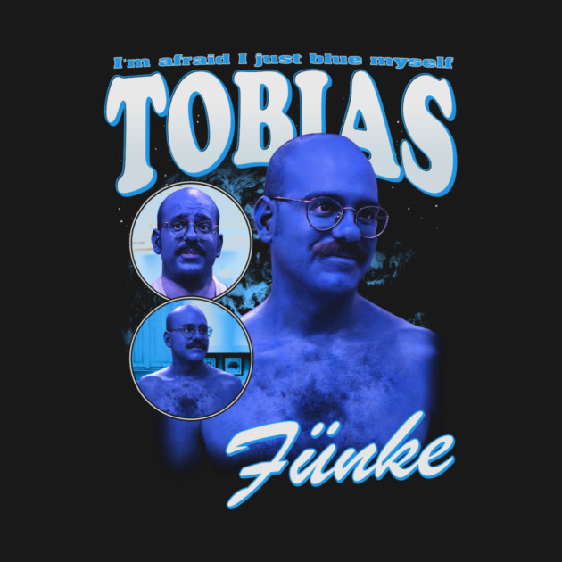 Tobias Fünke Bootleg // Vintage Collage Fan Art // I Just Blue Myself // Halftoned by Tv Moments