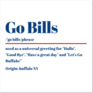 Go Bills Posters and Art