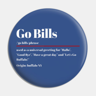 Go-Bills Pin