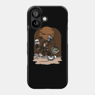 Mando and The Kid Phone Case