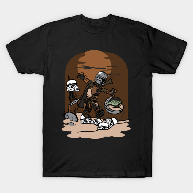 Mando and The Kid T-Shirt by Arinesart