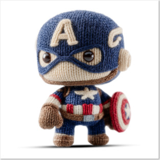 AMIGUMI CAP AMERICA Posters and Art