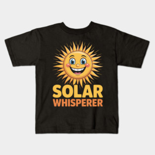 Solar Energy Solar Panel Renewable Energy Kids T-Shirt