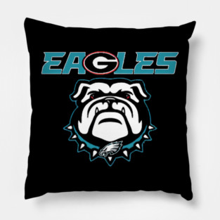 Georgia Bulldogs Football Eagles Football Pillow