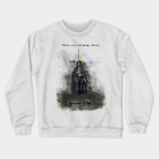 Nine for Mortal Men: A Watercolor Tribute to the Ringwraiths Nazgul Crewneck Sweatshirt