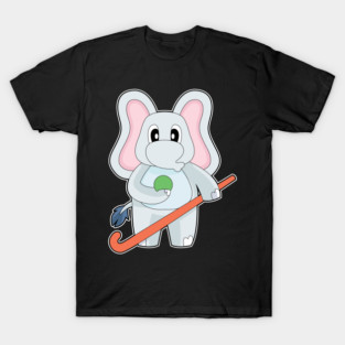 Elephant Field hockey Field hockey stick T-Shirt