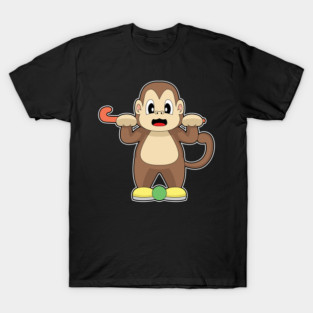 Monkey Field hockey Field hockey stick T-Shirt