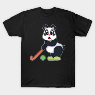 Panda Field hockey Field hockey stick T-Shirt