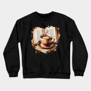 Espresso Yourself One Book at Time Crewneck Sweatshirt