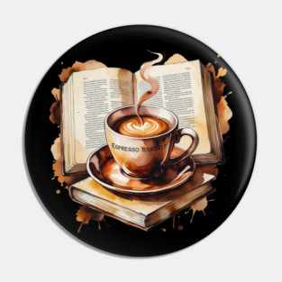 Espresso Yourself One Book at Time Pin