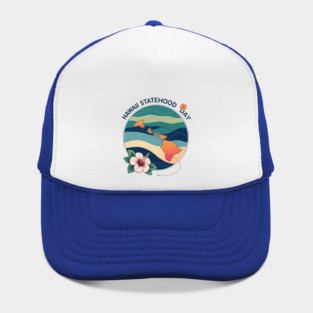 Celebrate Hawaii Statehood Day Hat