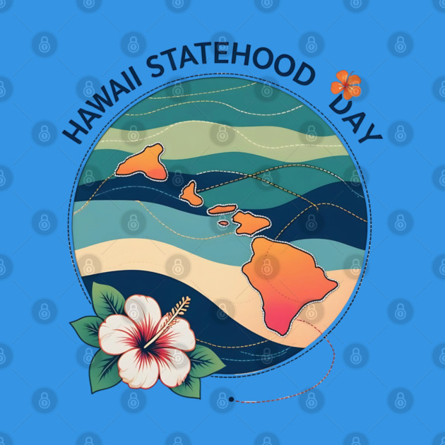 Celebrate Hawaii Statehood Day by stitchloom
