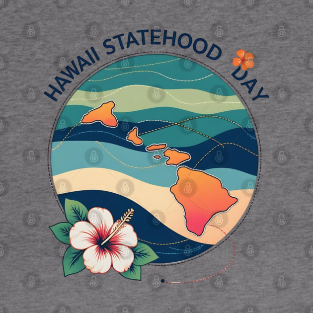 Celebrate Hawaii Statehood Day by stitchloom