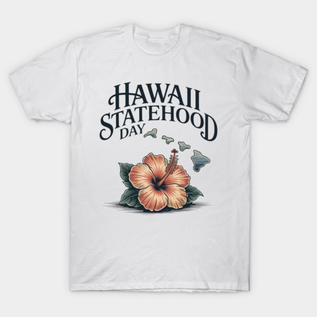 Hawaii '59 A Legacy Woven – Statehood DAY T-Shirt by stitchloom