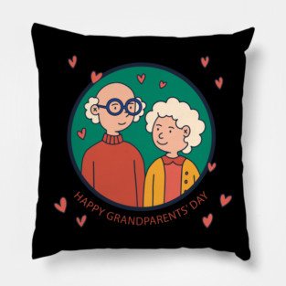 Happy Grandparents' Day Pillow