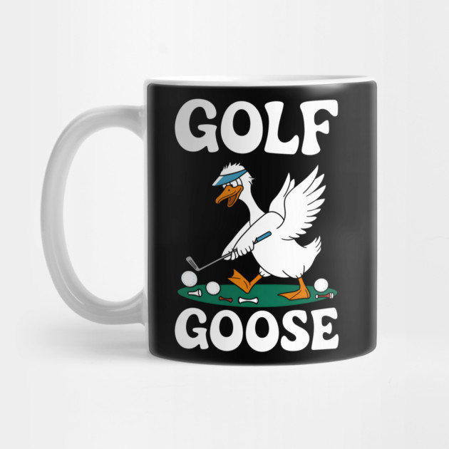 Golf Goose Funny Golfer by MakerMind8.2