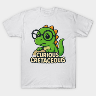 Curious Cretaceous Dinosaur T-Shirt