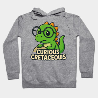 Curious Cretaceous Dinosaur Hoodie