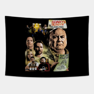 It's Always Sunny In Philadelphia Vintage Tapestry