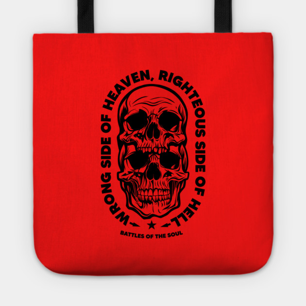 WRONG SIDE OF HEAVEN Tote by artslaves