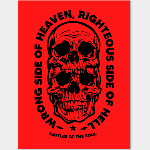 WRONG SIDE OF HEAVEN Wall Art by artslaves